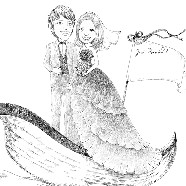 新婦の衣装:ドレス(カラー)