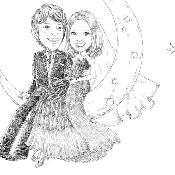 新婦の衣装:ドレス(カラー)