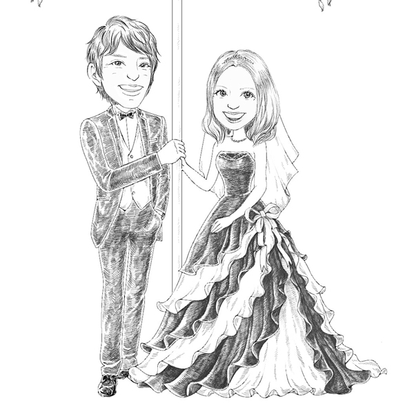 新婦の衣装:ドレス(カラー)