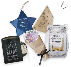 新作ペーパーアイテムのサンプル