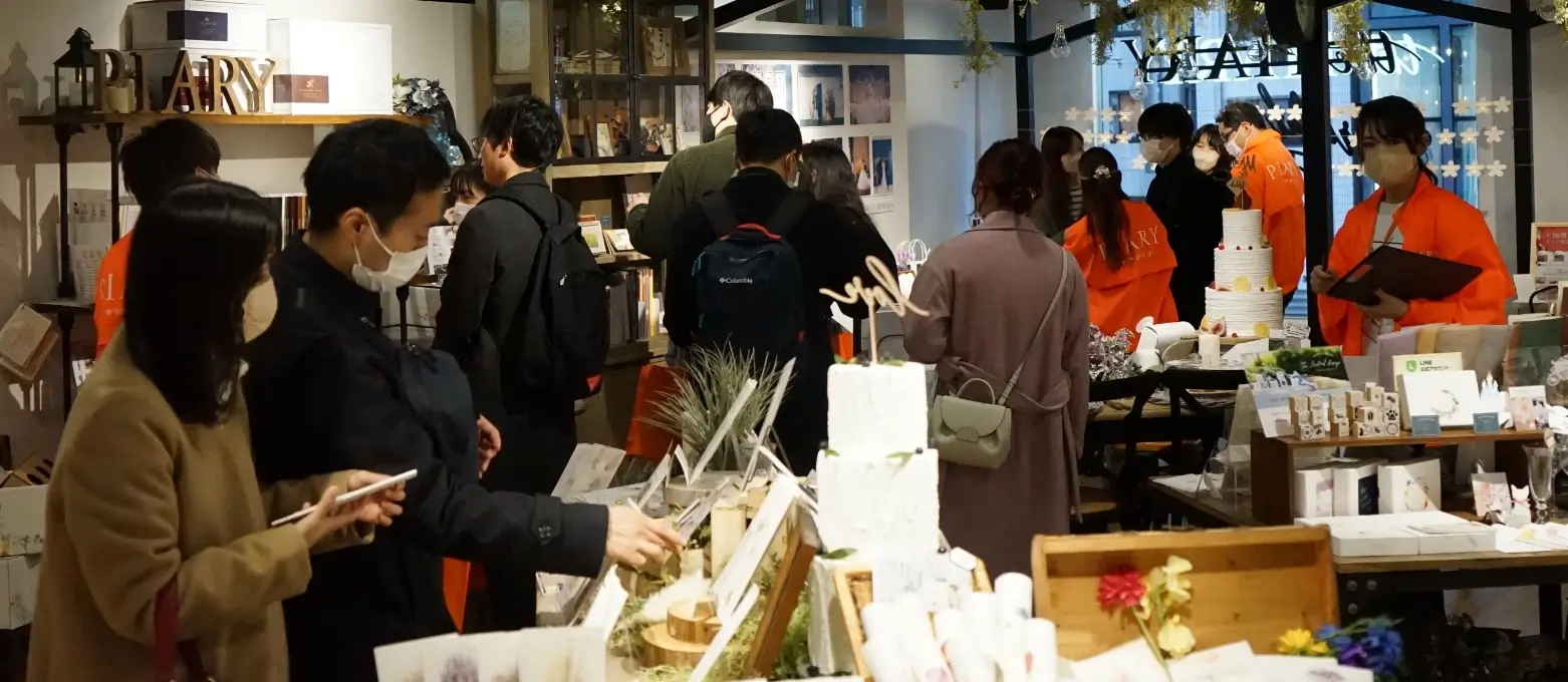 ブライダルフェアの様子
