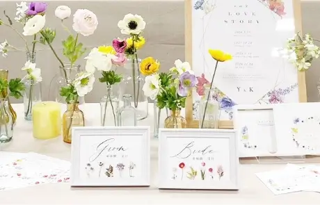 結婚式アイテム