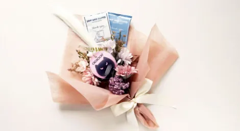 お菓子入りブーケキット