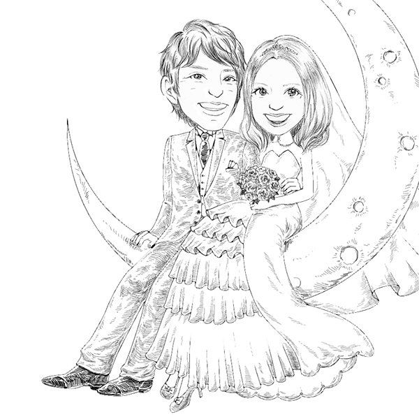 新郎の衣装:タキシード(白)