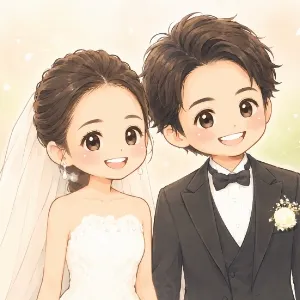 AI使用例 おもしろ系似顔絵