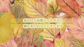 プロフィールムービー Autumn Leaves -オータムリーブス-