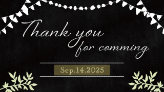 エンドロール Chalk board roll チョークボードロール 