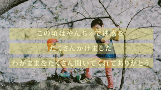 サンクスムービー サンクスブーケ 両親贈呈 新郎用