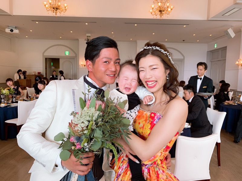 19年4月28日 日 気分は南国 マリエール広島 で涙と笑いが溢れるアットホームな結婚式 ピア花 Piahana