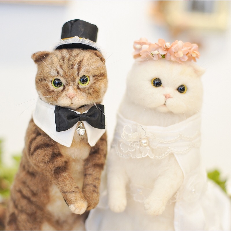 19年9月7日 土 大好きな猫いっぱいの結婚式 真っ白でキラキラ輝くチャペル アルマリアン東京 ピア花 Piahana