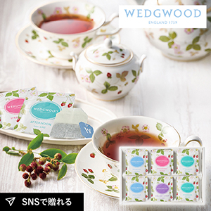 ウェッジウッド ワイルド ストロベリーティーバッグセット 12袋