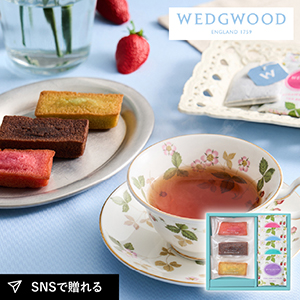 フィナンシェ&ウェッジウッド ワイルドストロベリーティーバッグアソート 7個