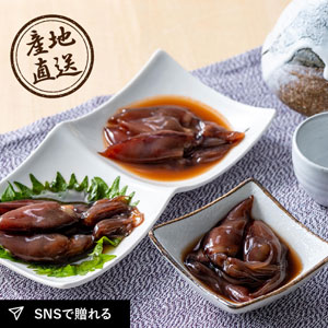 【送料無料】産地直送グルメ│カネツル砂子商店 ほたるいかすがたづくり3本セット