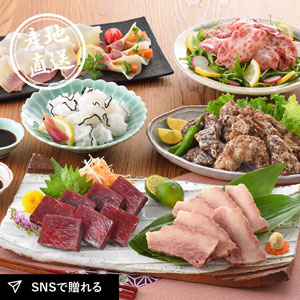 産地直送グルメ│下関鯨屋 日新丸 鯨の詰合せ（6種）