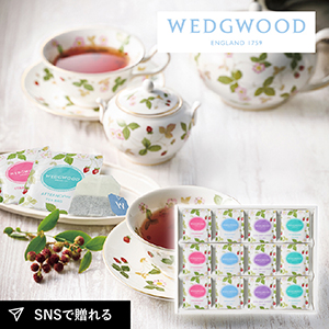 ウェッジウッド ワイルドストロベリーティーバッグセット 24袋