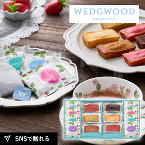 フィナンシェ&ウェッジウッド ワイルド ストロベリーティーバッグアソート 14個