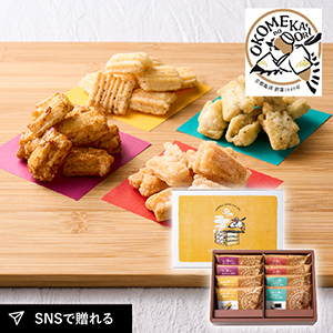 OKOMEnoKAORI 手揚げ京あられ 8袋