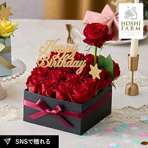 ホシファーム キュビーバースディアローズ L ルージュ