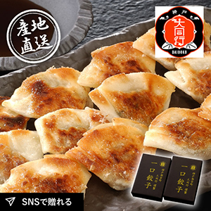 産地直送グルメ│南京町 大同行謹製 一口餃子2折セット