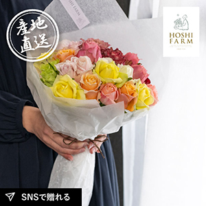 産地直送│ホシファーム フレッシュブーケ カラフル 30本