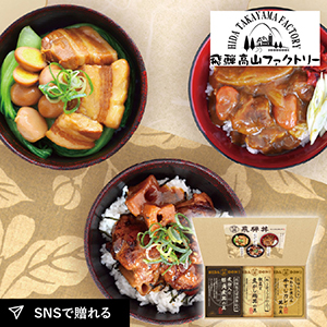 飛騨高山ファクトリー こだわり飛騨丼詰合せA