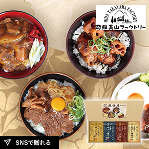 飛騨高山ファクトリー こだわり飛騨丼詰合せB