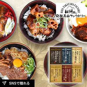飛騨高山ファクトリー こだわり飛騨丼詰合せD