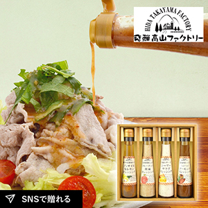 飛騨高山ファクトリー　〜食菜味〜　すこやかドレッシングギフトB