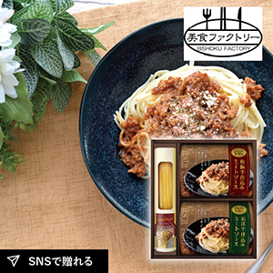 美食ファクトリー　松阪牛・近江牛仕込み　ごろごろミートソースセットA