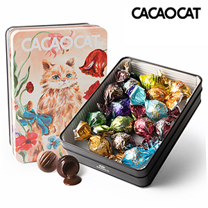 CACAOCAT缶 ミックス 14個入り FLOWER