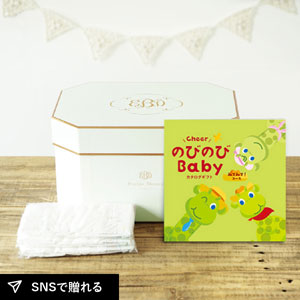 のびのびBaby（3900円コース）カタログギフト　おむつボックスセット