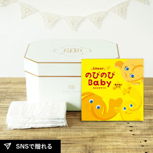 【送料無料】のびのびBaby（10900円コース）カタログギフト　おむつボックスセット