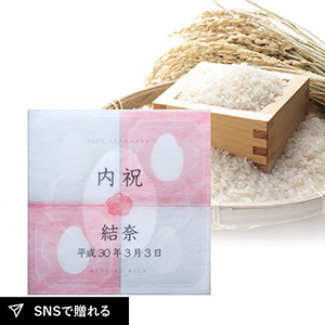 【送料無料】名入れ銘柄米詰合せ　4種