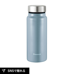 ピーコック魔法瓶 ステンレスマグボトル 400ml（ダスティブルー）