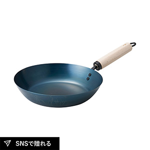 元気じゃない日の、鉄フライパン26cm軽量タイプガス火専用 ブナ