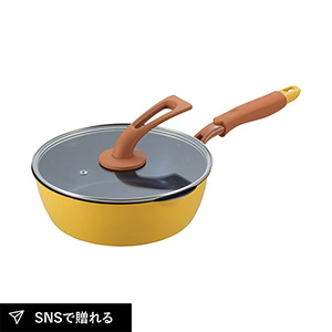 一条もんこのカレーパンガラス蓋付き24cm