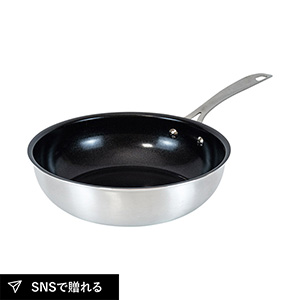 グレイス IH対応セラミック加工ディープパン24cm