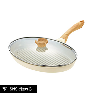 ヴェライト IHセラミックコーティングオーバルパン