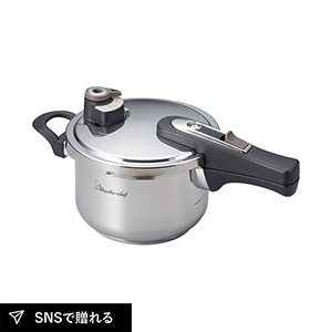 ワンダーシェフ フルーム 片手圧力鍋3l