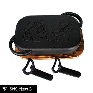 【送料無料】南部鉄器 ベイクパン IH対応