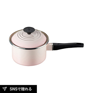 【送料無料】ル・クルーゼ EOS ソースパン16cm（シェルピンク）