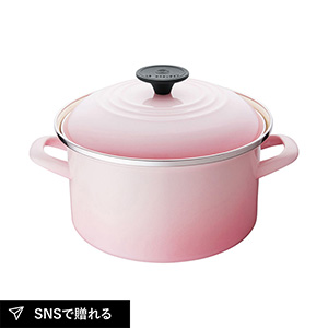 【送料無料】ル・クルーゼ EOS キャセロール20cm（シェルピンク）