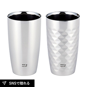 【送料無料】磨き屋シンジケート 二重タンブラー2P