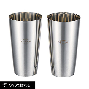 燕研磨ファクトリー ステンレスタンブラー400ml 2P