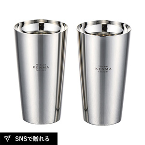 【送料無料】燕研磨ファクトリー ステンレスダブルタンブラー320ml 2P