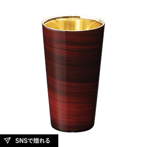 【送料無料】漆磨 ストレートタンブラー（暁月）
