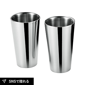 SUSCUP サス2重タンブラー250ml 2PCS