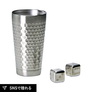 FROZEN CUBE 二重タンブラー&キューブ2P