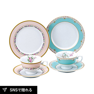 ナルミ フローラルブティック 6ピースティーセット