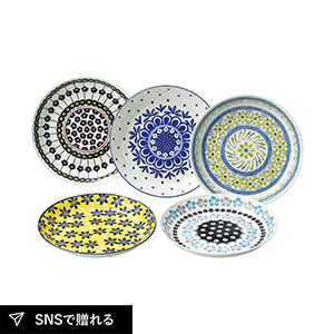 Table Talk Presents ポタリーフィールド ケーキ皿セット